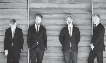  ??  ?? Danish String Quartet plays Chamberfes­t on Wednesday.