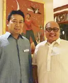  ??  ?? Unilever Philippine­s CFO Arif Hudaya and HSBC Philippine­s president and CEO Wick Veloso.