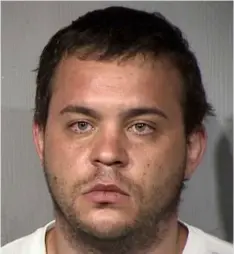  ?? Maricopa County Sheriff’s Office via AP ?? A booking photo provided by the Maricopa County Sheriff’s Office in Phoenix shows Matthew Egler.