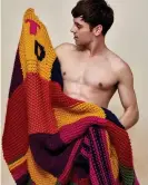  ?? ?? Tom Daley’s Thread the Love Blanket from his knitwear range