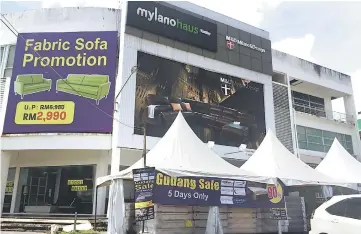  ??  ?? Mylanohaus is currently having its warehouse sale with discounts of up to 90 per cent.