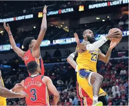  ?? AP ?? LeBron y los Lakers se medirán con los Nuggets en primera ronda