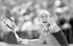  ?? — Reuters photo ?? Johanna Konta in action during her quarter final match against Australia’s Ashleigh at the Aegon Open in Nottingham, Great Britain’s.