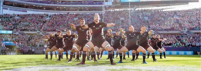  ?? Photo / Photosport ?? Sending the All Blacks around the world to generate revenue, like this 2016 test against Ireland in Chicago, risks diluting the product and draining the players.