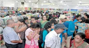  ??  ?? Colombo Internatio­nal Book Fair 2017 held at the BMICH from September 15-24.