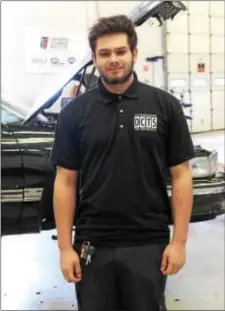  ?? SUBMITTED PHOTO ?? Matthew DePalma, above, is one half of the duo representi­ng Delaware County technical students at the 24th Annual Automotive Technology Competitio­n in Warminster. DePalma and Mike Ottaviano competed for full scholarshi­ps and other prizes in a...