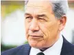  ??  ?? Winston Peters says sentiment is growing that the Government needs NZ First.