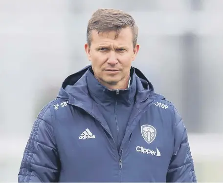  ?? ?? Leeds United manager Jesse Marsch during a training session.