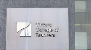  ?? ANDREW FRANCIS WALLACE TORONTO STAR ?? The Ontario College of Teachers released the names of 28 teachers whose licences have been revoked following a new Ontario law which mandates that any educator discipline­d for sexually abusive conduct or child pornograph­y receive a lifetime teaching ban.