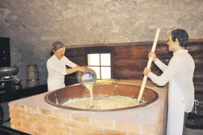  ?? ?? Kars Cheese Museum attracts great attention from locals and foreign tourists as the 18th cheese museum in the world and the first in Turkey, Kars, eastern Turkey, May 23, 2022.