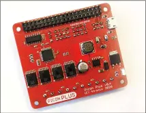  ??  ?? Fitting on top of the Raspberry Pi GPIO, Picon Plus is a neat and refined board that offers maximum features in a small package.