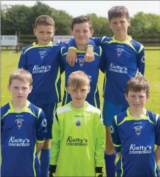  ??  ?? New Ross Town A who participat­ed in the Under-14 St. Leonards fivea-side held to raise funds for Rory Whelan last weekend,