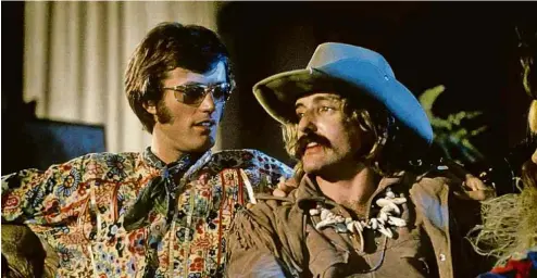  ?? Divulgação ?? O ator Peter Fonda, à esq., e Dennis Hopper em cena de ‘Sem Destino’, também conhecido como ‘Easy Rider’