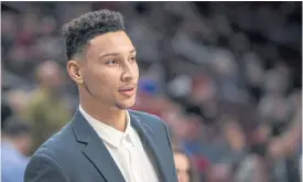  ??  ?? Philadelph­ia forward Ben Simmons.