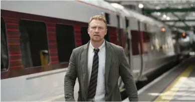  ?? ?? Kevin McKidd filming scenes in Glasgow