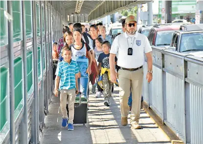  ?? AP ?? El número de niños migrantes creció 131%, informa el INM.