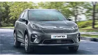  ?? FOTO: KIA ?? Lange unter Strom: Der E-Niro soll maximal auf eine Normreichw­eite von 485 Kilometern kommen.