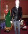  ??  ?? Bollywood outfits put on charity auction at Rashid Centre.
