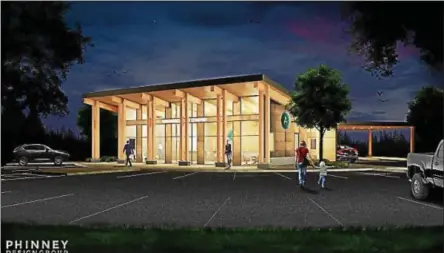  ?? PHOTO PROVIDED ?? The Adirondack Trust Company recently announced a spring groundbrea­king is planned for its new branch office in Wilton.