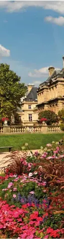  ?? ?? El palacio de Luxemburgo fue mandado construir por María de Médici en el primer cuarto del siglo xvii, tras el asesinato de su esposo. De estilo barroco, desde 1879 es la sede del Senado.