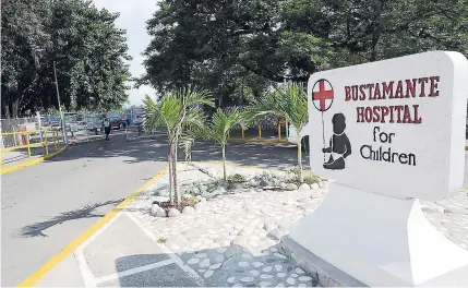  ??  ?? Bustamante Hospital for Children.