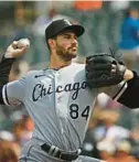  ?? LAM/BALTIMORE SUN KENNETH K. ?? White Sox starting pitcher Dylan Cease, pictured against the Orioles last season, would be a welcome addition to Baltimore’s rotation in a potential trade.