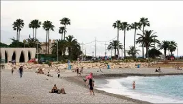  ?? (Photos Jean-Sebastien Gino-Antomarchi et Jean-François Ottonello) ?? Les Mentonnais ont déjà réinvesti les lieux.