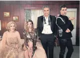  ?? CBC ?? Catherine O'Hara, Annie Murphy, Eugene Levy and Daniel Levy in Season 6 of “Schitt's Creek.”