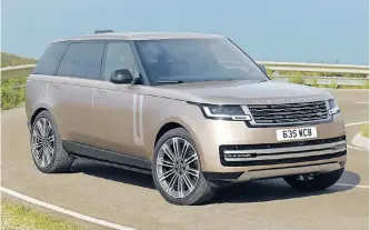  ?? ?? Built around a new architectu­re MLA-FLEX, the new Range Rover is available in standard-and long-wheelbase guises.