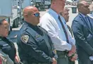  ?? DARIO LOPEZ-MILLS/AP FILE ?? Uvalde Schools Police Chief Pete Arredondo, second from left, resigned from the City Council just weeks after being sworn.