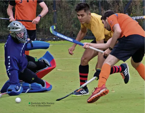  ?? ?? ●●Rochdale M2s Hockey v City of Manchester