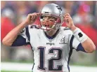  ?? BOB DONNAN, USA TODAY SPORTS ?? An ex-newspaper leader is under fire in the Tom Brady jersey incident.