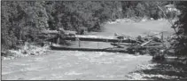  ?? File photo ?? This photo of the damaged bridge was taken a few days after Tropical Storm Irene struck the region.