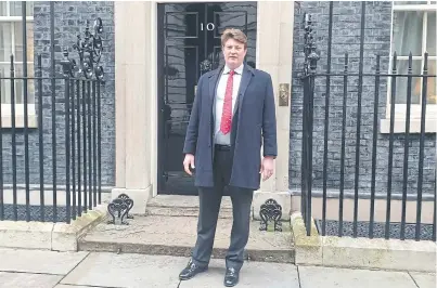  ?? ?? James Rufey of Arundel Castle Cricket at Downing Street