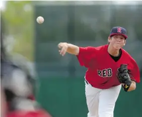  ?? MICHAEL Bell/leader-post ?? Regina Red Sox pitcher Jacob Leyba throws a pitch during Sunday’s game.