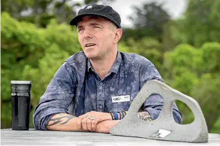  ?? ANDY JACKSON/STUFF ?? Jamie Allen was named Taranaki Daily News Person of the Year for 2017. The last 12 months have some of his most challengin­g ever.