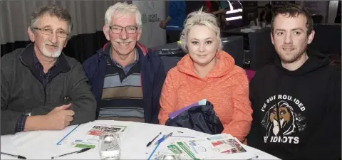  ??  ?? John Furlong and Ian Lawlor, School Boys Soccer, Michelle Smyth and Joseph Lawlor, Tracie Lawlor Trust.