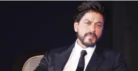  ??  ?? Shah Rukh Khan.