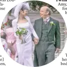  ??  ?? The wedding of teachers Miss Geist (Twink Caplan) and Mr. Hall (Wallace Shawn) is still a fave.