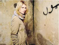  ?? Ronen AKERMAN/SHOWTIME ?? Claire Danes as Carrie Anderson in Homeland.