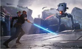  ??  ?? Time to fight back ... Star Wars Jedi: Fallen Order. Photograph: EA