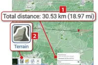  ??  ?? 2 1
Use Google Maps to find how far away your nearest transmitte­r is and what kind of terrain lies in between