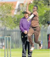  ?? Picture: FRIKKIE KAPP/GALLO IMAGES ?? UP AND MOVING: Zintle Mali of Border was selected to the Protea squad last season for the India S tour.