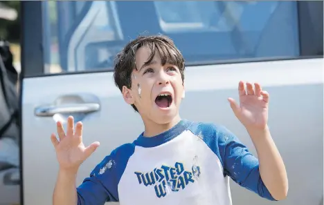  ?? PHOTOS: 20TH CENTURY FOX ?? Jason Drucker stars as Greg Heffley in Diary of a Wimpy Kid: The Long Haul, a movie that misses on just about every mark.