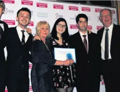  ?? Pics: Bath & North East Somerset Council ?? Bath Nightline are the Young Volunteer Team of the Year