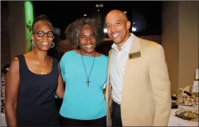  ?? ?? Beverly Morrow, Marsha Brown and Judge Mark Leverett