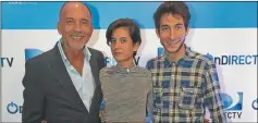  ??  ?? DOBLES. Juan y Laura junto a su padre, Darío.
Pinamar, la película por la que Juan ganó el premio a mejor actor en Punta del Este.