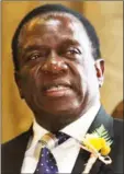  ??  ?? President Mnangagwa