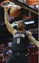 ?? BOB LEVEY – GETTY IMAGES ?? Marquese Chriss, now a Warrior, split last season with the Cavaliers and Rockets.