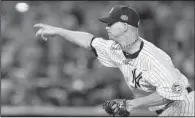  ?? AP file photo ?? North Little Rock’s A.J. Burnett was the starting pitcher for the New York Yankees in Game 2 of the 2009 World Series against the Philadelph­ia Phillies. Burnett won that game, but was the loser in Game 5. He will be inducted into the Arkansas Sports...